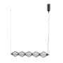 Lampă cu pendul Sevil PND-34403-5-BK 3000K 5x25W/LED 1288lm IP20 de la Italux