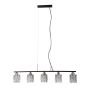 Lampă cu pendul Simona PND-40814-5-BK-HBR 5x40W/E14 IP20 de la Italux
