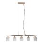Lampă cu pendul Simona PND-40814-5-HBR 5x40W/E14 IP20 de la Italux
