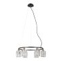 Lampă cu pendul Simona PND-40814-6-BK-HBR 6x40W/E14 IP20 de la Italux