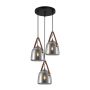Lampă cu pendul Solta PND-24342-3A-BK-SG 3x40W/E27 IP20 de la Italux