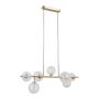 Lampă cu pendul Toledo PND-40717-7-HBR 7x5W/G9 IP20 de la Italux