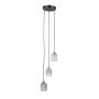 Lampă cu pendul Torno PND-40813-3R-BK-HBR 3x40W/E14 IP20 de la Italux