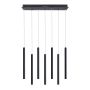 Lampă cu pendul Valdes PND-22302-7-BK 3000K|4000K|6000K 7x35W/LED 1300lm IP20 de la Italux