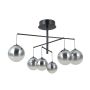 Lampă cu pendul Velada PND-34381-6-BK 3000K 6x30W/LED 2010lm IP20 de la Italux