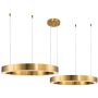 Lampă cu pendul CIRCLE 2in1 ST-8848-60+60 brass 3000K 2x64W/LED 6080lm IP20 de la Step Into Design