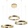 Lampă cu pendul CIRCLE 3in1 DN924-60+60+60 gold 3000K 3x80W/LED 9000lm IP20 de la Step Into Design