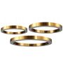 Lampă cu pendul CIRCLE 3in1 ST-8848-40+60+80 brass 3000K 3x93W/LED 8835lm IP20 de la Step Into Design
