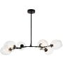 Lampă de tavan MODERN ORCHID ST-1232-6 black transparent 6x60W/E27 IP20 de la Step Into Design