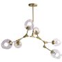 Lampă de tavan MODERN ORCHID ST-1232-6 GOLD transparent 6x60W/E27 IP20 de la Step Into Design