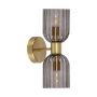 Aplique de perete Piega LP-939/2W smoked 2x10W/E14 IP20 de la Light Prestige