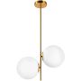 Lampă de tavan VENUS ST-5025-2 BRASS 2x60W/E27 IP20 de la Step Into Design