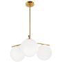 Lampă de tavan VENUS ST-5026-3 BRASS 3x60W/E27 IP20 de la Step Into Design