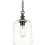 Lampă cu pendul PRAGUE P01947BK 1x40W/E27 de la Cosmolight
