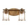 Aplique de perete ASHLAND BAY QN-ASHLANDBAY2-NBR-BATH 2x60W/E27 IP44 de la Quintiesse