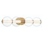 Aplique de perete Atomo QN-ATOMO-4W-BG 3000K 1x18,5W/LED 1782lm IP44 de la Quintiesse