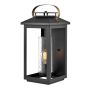 Aplique de perete ATWATER QN-ATWATER-L-BK 1x60W/E27 IP44 de la Quintiesse