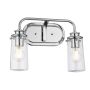 Aplique de perete BRAELYN QN-BRAELYN2-PC 2x40W/E27 IP44 de la Quintiesse