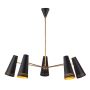 Candelabru Brickell QN-BRICKELL5-MBHL 5x60W/E27 IP20 de la Quintiesse