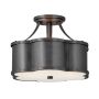 Lampă de tavan CHANCE QN-CHANCE-SF-S-BLB 2x60W/E27 de la Quintiesse
