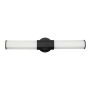 Aplique de perete FACET QN-FACET-LED2-BK-BATH 3000k 2x12W/LED 2160LM IP44 de la Quintiesse