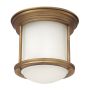 Lustră de tavan HADRIAN QN-HADRIAN-MINI-F-BR-OPAL 1x60W/E27 IP44 de la Quintiesse