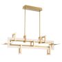 Lampă de tavan Inizio QN-INIZIO-LP-M-BG 3000K 1x86W/LED 3305lm IP20 de la Quintiesse