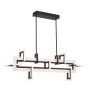 Lampă de tavan Inizio QN-INIZIO-LP-M-BK 3000K 1x86W/LED 3305lm IP20 de la Quintiesse