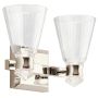 Aplique de perete KAYVA QN-KAYVA2-PN 3000k 1x12W/LED 1250LM IP44 de la Quintiesse