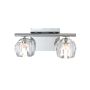 Aplique de perete REGALIA QN-REGALIA2-PC-BATH 3000k 2x3W/G9 600LM IP44 de la Quintiesse