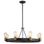Candelabru SILAS QN-SILAS-8P-DZ 8x60W/E27 de la Quintiesse