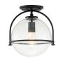 Lampă de tavan SOMERSET QN-SOMERSET-F-C-BK 1x60W/E27 de la Quintiesse