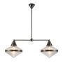 Lampă de tavan Willard QN-WILLARD-LP2-UBZ-PG 2x60W/E27 IP20 de la Quintiesse