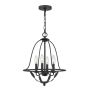 Lampă cu pendul Bradbury QZ-BRADBURY-4P-GK 4x40W/E14 de la Quoizel