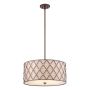 Lampă cu pendul BROWN LATTICE QZ-BROWN-LATTICE-P-L 4x60W/E27 de la Quoizel