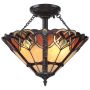 Lampă de tavan CAMBRIDGE QZ-CAMBRIDGE-SF 2x60W/E27 de la Quoizel