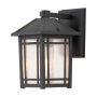 Aplique de perete Cedar Point QZ-CEDAR-POINT-S-BK 1x60W/E27 IP44 de la Quoizel