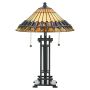 Lampă de masă CHASTAIN QZ-CHASTAIN-TL 2x60W/E27 de la Quoizel