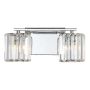Aplique de perete Divine QZ-DIVINE2-PC-BATH 2x3.5W/G9 IP44 de la Quoizel