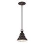 Lampă cu pendul EASTVALE QZ-EASTVALE-P-S 1x60W/E27 de la Quoizel