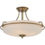 Lampă de tavan GRIFFIN QZ-GRIFFIN-SFM-WS 4x60W/E27 de la Quoizel