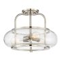 Lampă de tavan QUOIZLE QZ-TRILOGY-SFM-BN 3x60W/E27 de la Elstead Lighting