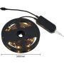 Bandă LED RACER R65555102 3000k 1x15w/led 1250lm ip20 de la Trio