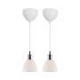 Lampă cu pendul RAY 63233033 2x40W/E14 IP20 de la Nordlux
