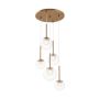 Lampă cu pendul Basic form MOD521PL-05G 5x20W/G9 IP20 de la Maytoni