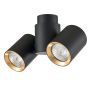Spot Boston LP-741/2W BK/GD 2x50W/GU10 IP20 de la Light Prestige