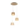 Lampă cu pendul Scala MOD496PL-L33BZK 3000K 3x33W/LED 3650lm IP20 de la Maytoni