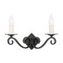 Aplique de perete RECTORY RY2A-BLACK 2x60W/E14 de la Elstead Lighting