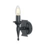 Aplique de perete SAXON SAX1-BLK 1x60W/E14 de la Elstead Lighting