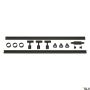 Proiector de șină 1F TRACK SET 143190 3x4.3W/GU10 2956LM IP20 de la SLV